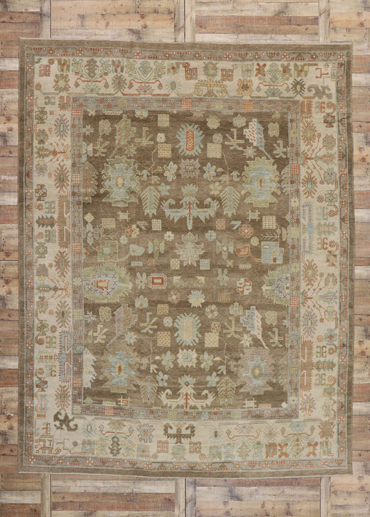 10 x 13 Turkish Oushak Rug 50853