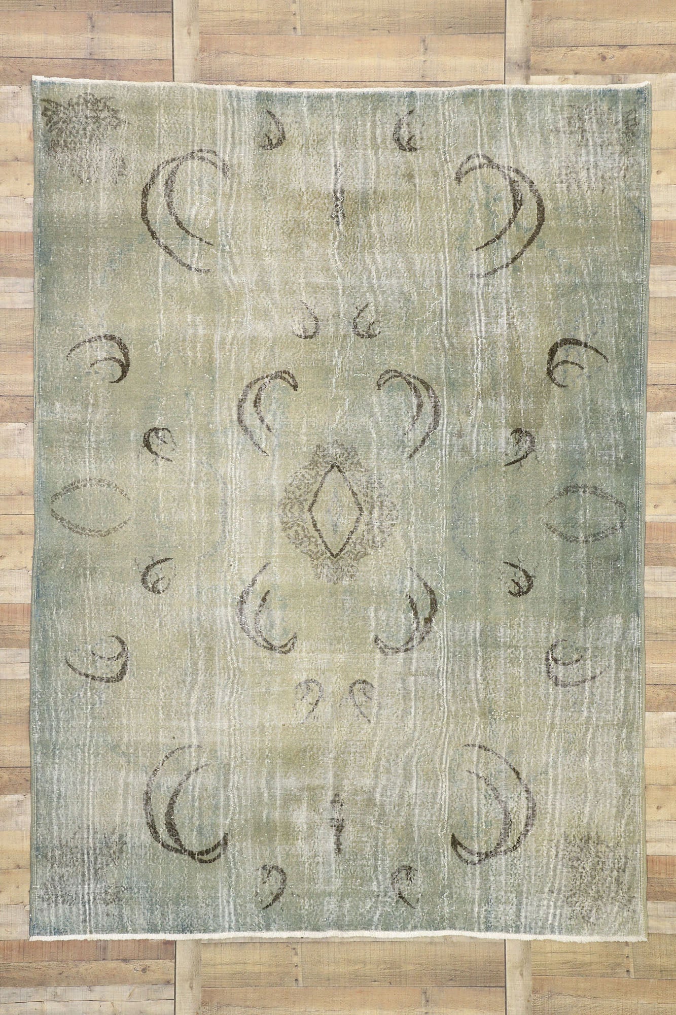 7 x 10 Vintage Turkish Sivas Rug 50856