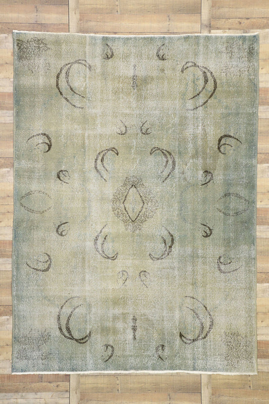 7 x 10 Vintage Turkish Sivas Rug 50856