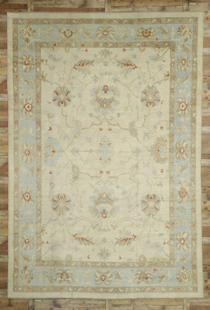 10 x 15 Modern Turkish Oushak Rug 50860
