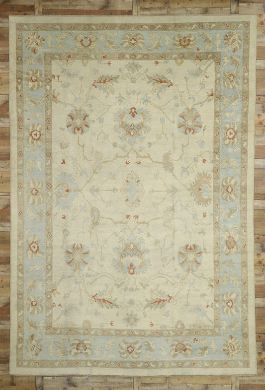 10 x 15 Modern Turkish Oushak Rug 50860