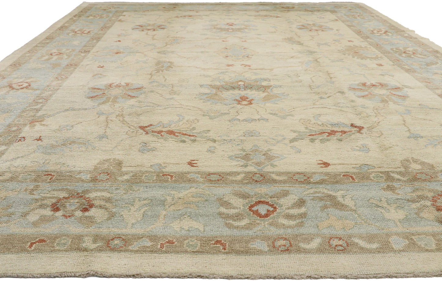 10 x 15 Modern Turkish Oushak Rug 50860