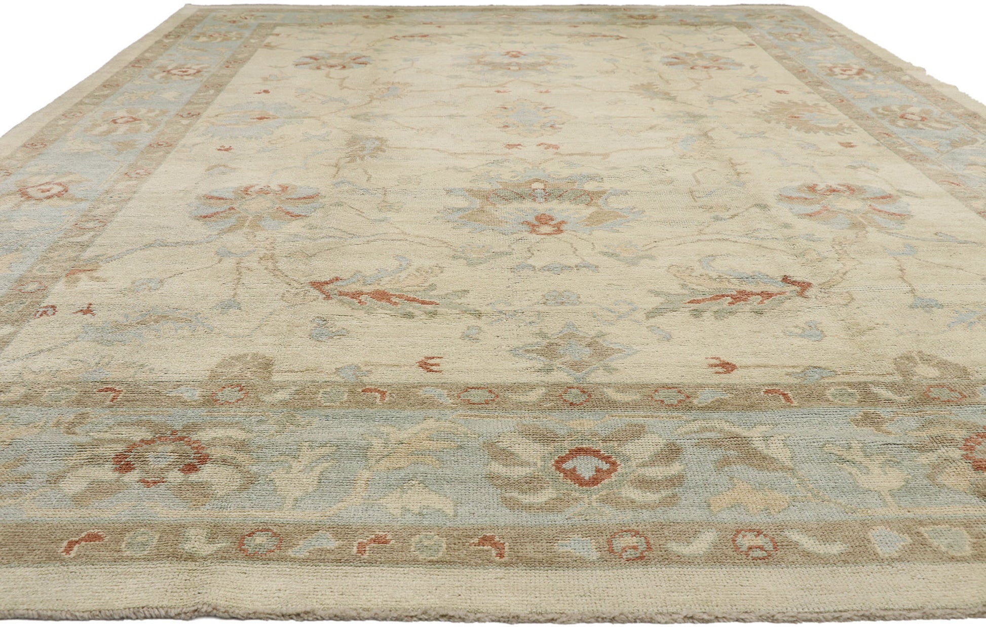 10 x 15 Modern Turkish Oushak Rug 50860