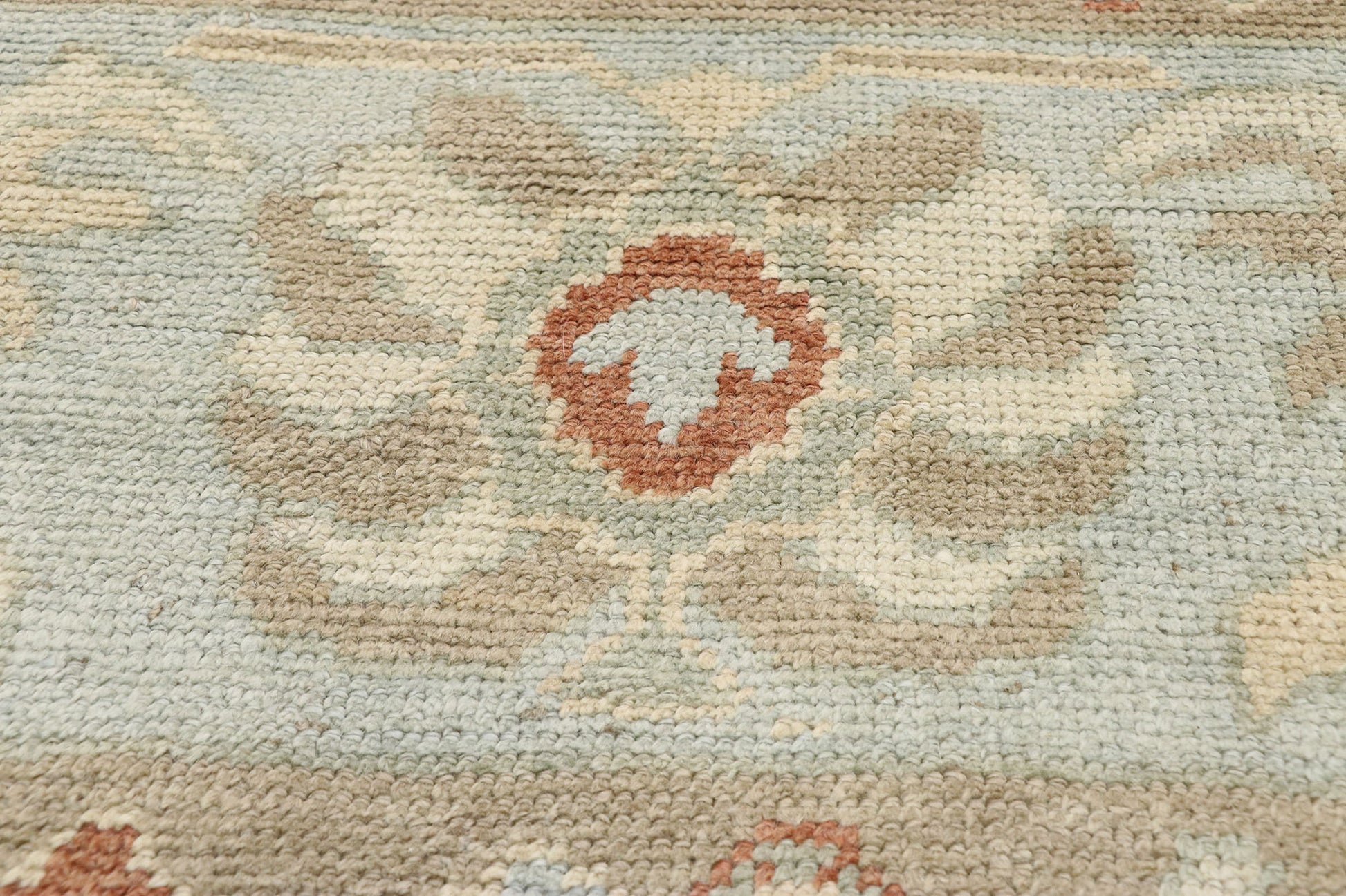 10 x 15 Modern Turkish Oushak Rug 50860