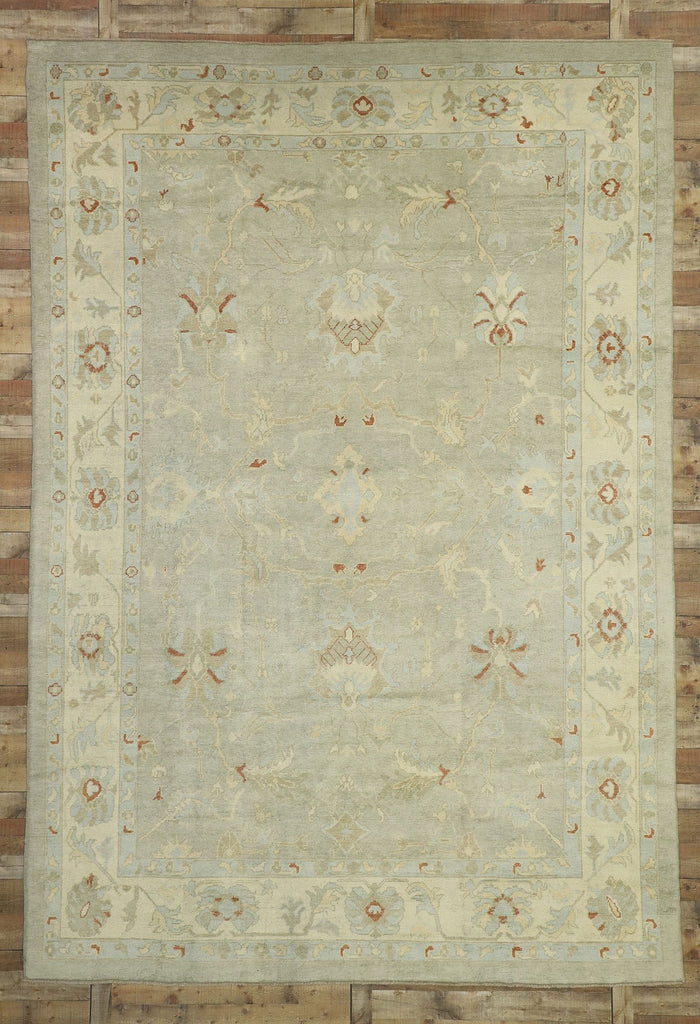 10 x 15 Neutral Turkish Oushak Rug 50864