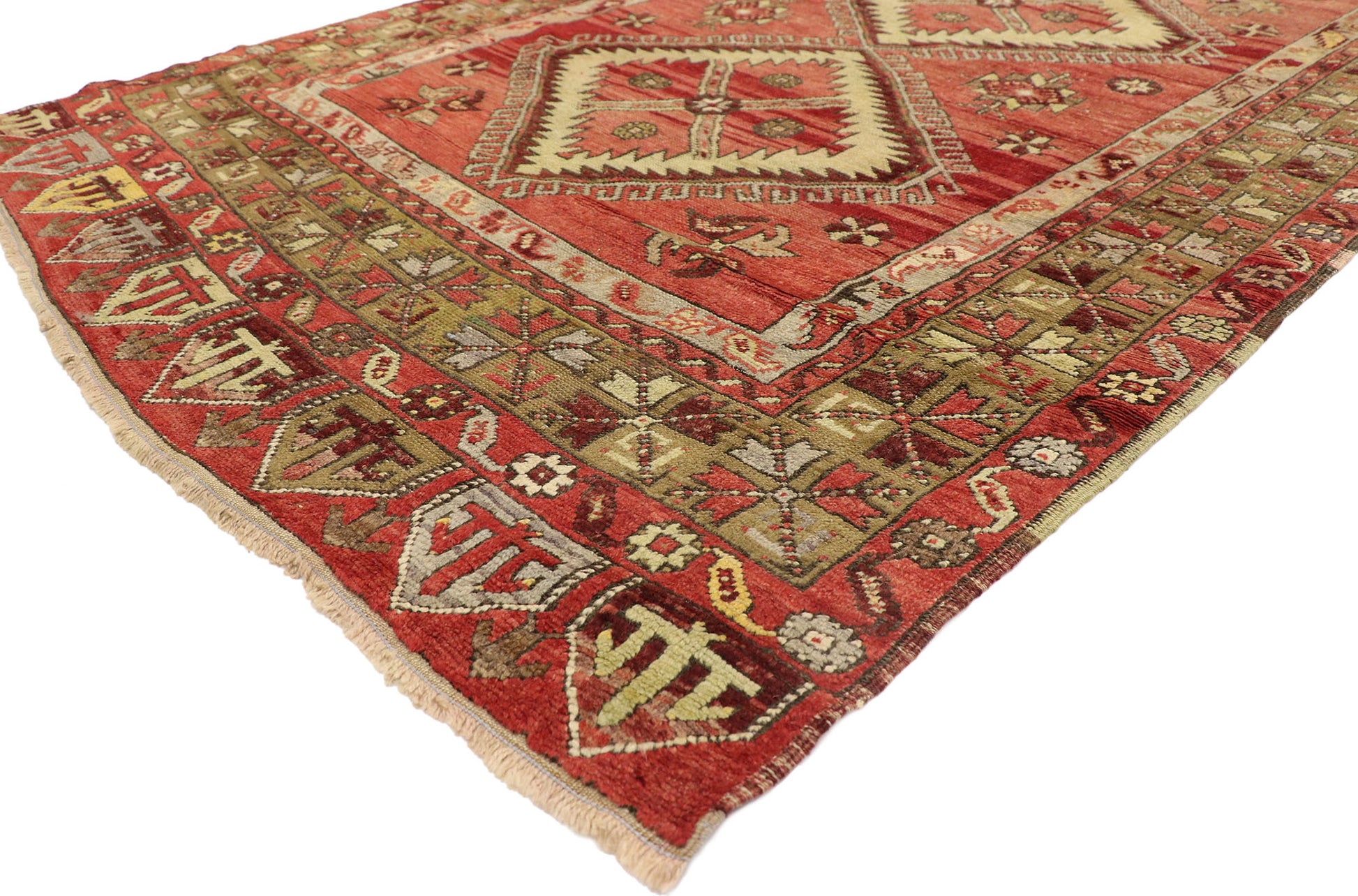 5 x 20 Vintage Turkish Oushak Rug 50868