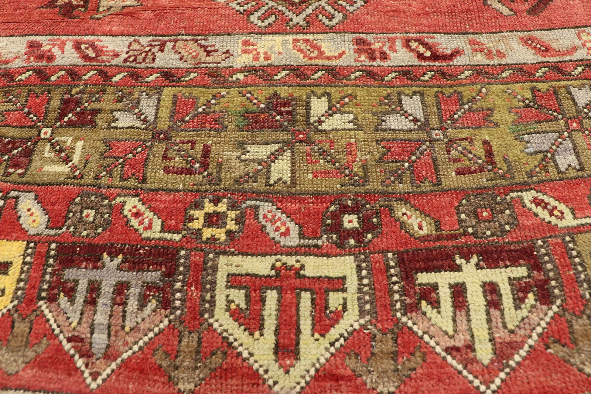 5 x 20 Vintage Turkish Oushak Rug 50868