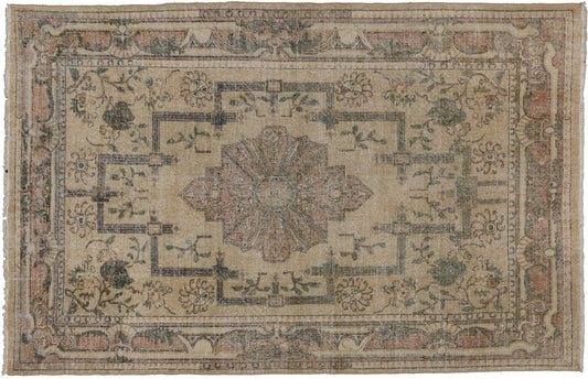 7 x 11 Vintage Turkish Sivas Rug 50869