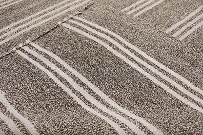 7 x 10 Vintage Gray Turkish Kilim Rug 50885