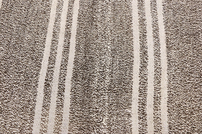 7 x 10 Vintage Gray Turkish Kilim Rug 50885