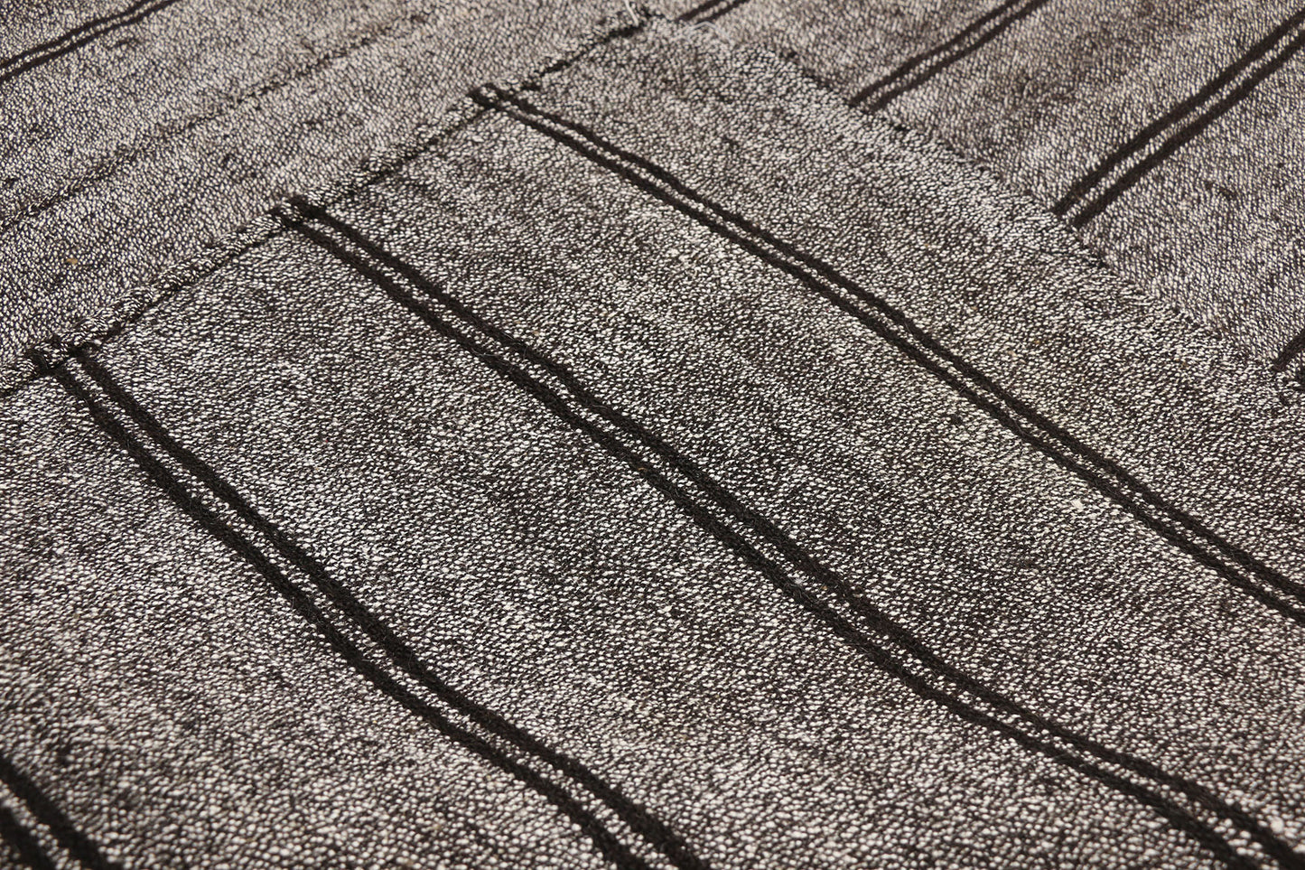 7 x 9 Vintage Turkish Striped Kilim Rug 50898