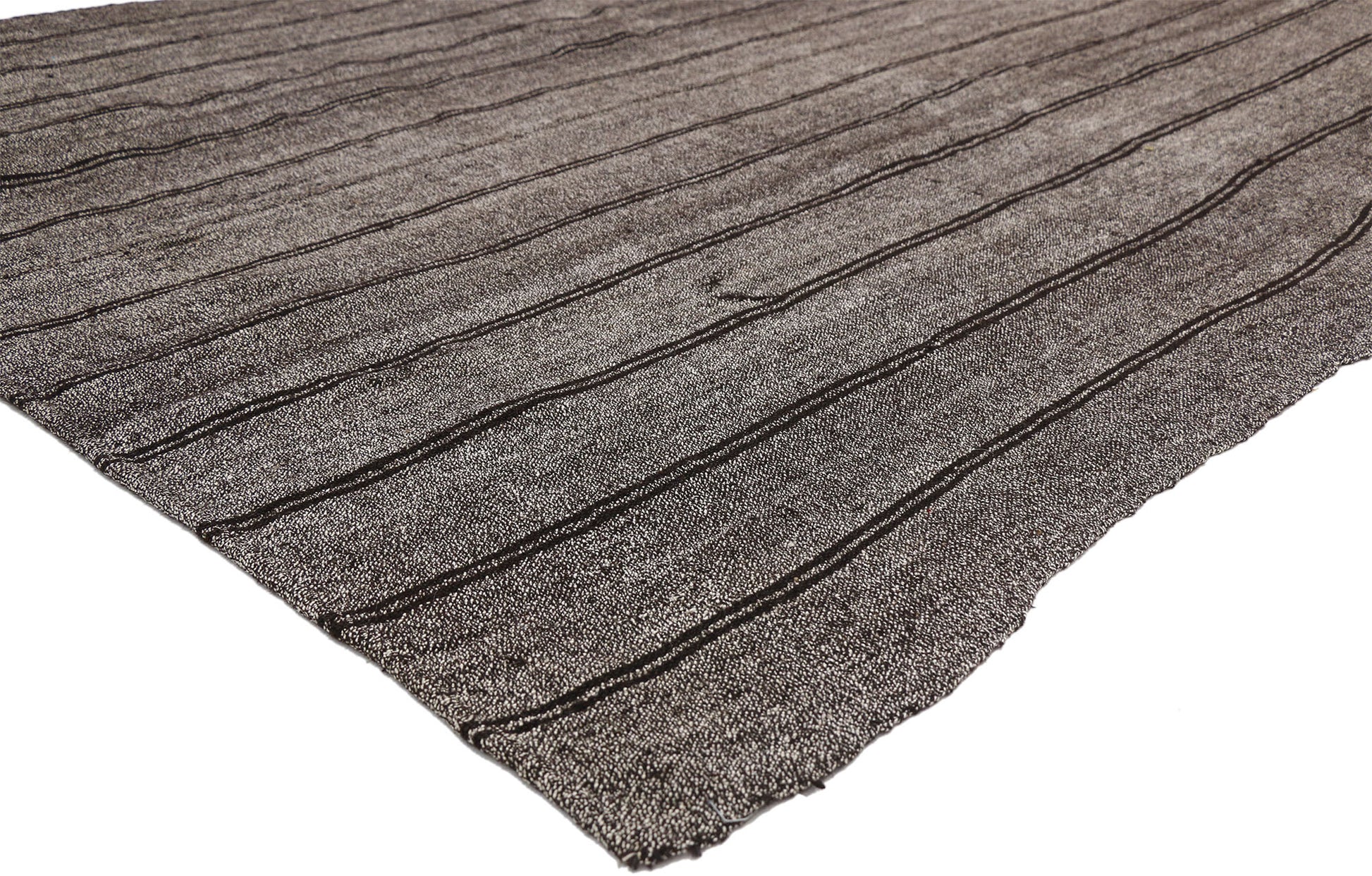 7 x 9 Vintage Turkish Striped Kilim Rug 50898