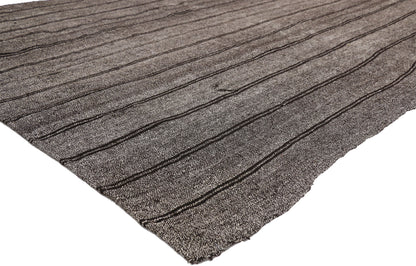 7 x 9 Vintage Turkish Striped Kilim Rug 50898