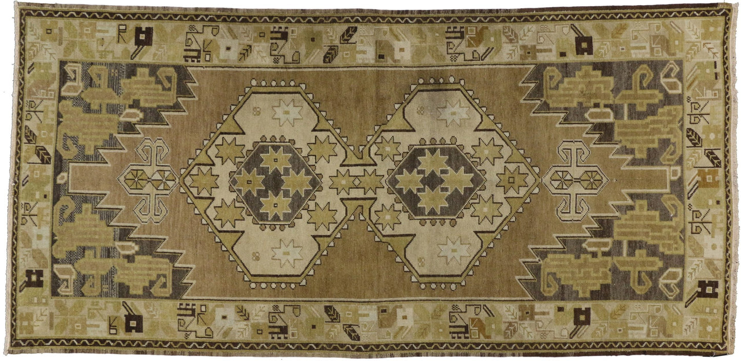 4 x 8 Vintage Oushak Rug 50905