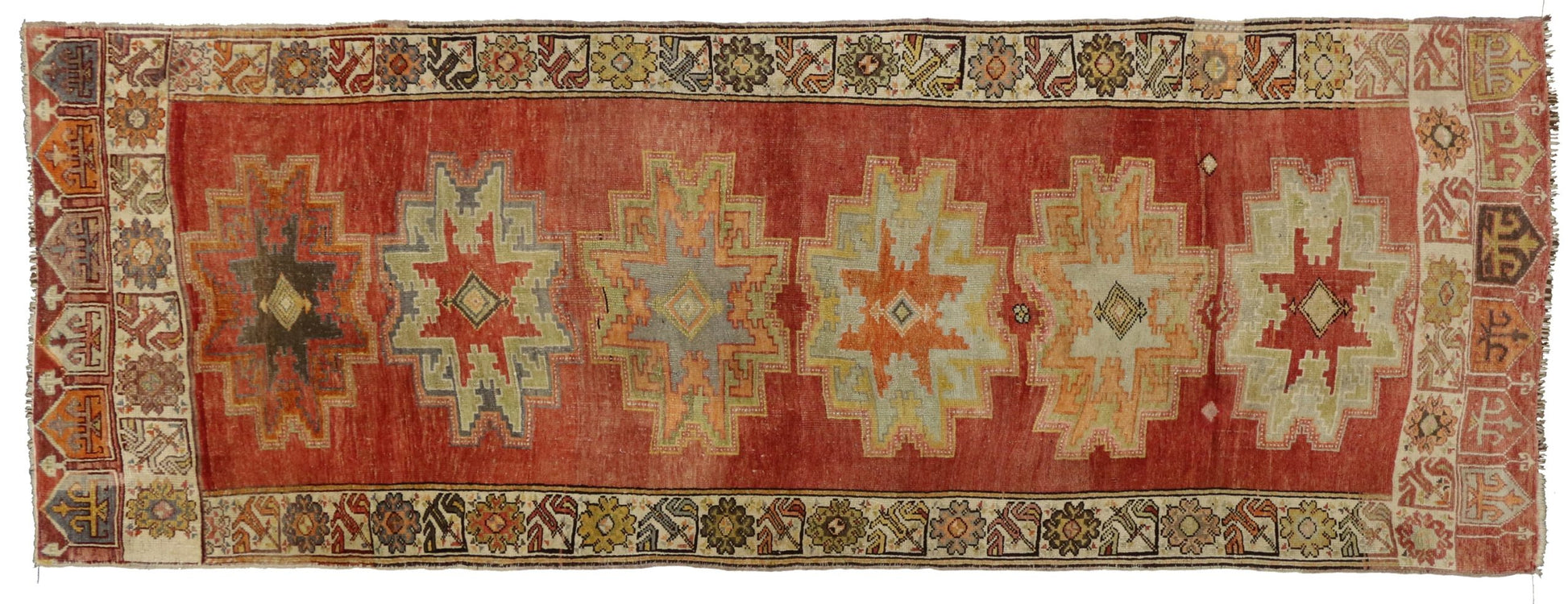 4 x 11 Vintage Oushak Rug 50910