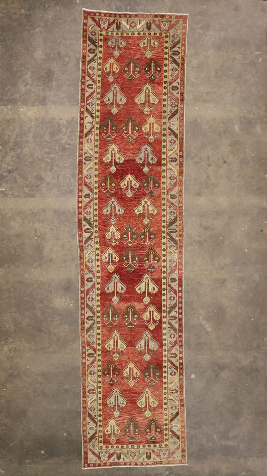 5 x 20 Vintage Turkish Oushak Rug 50915