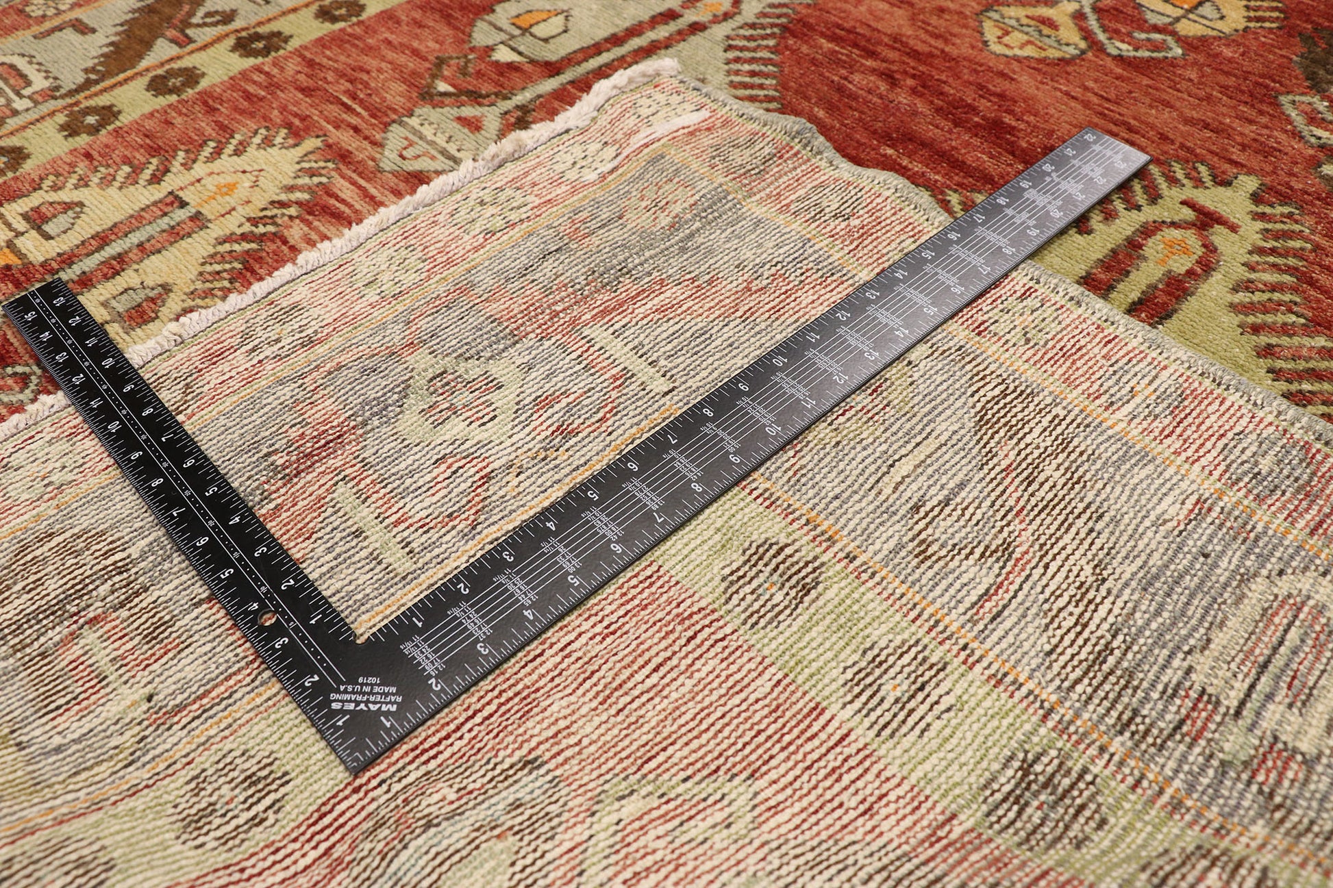 5 x 20 Vintage Turkish Oushak Rug 50915