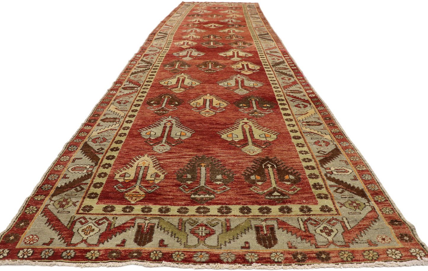 5 x 20 Vintage Turkish Oushak Rug 50915