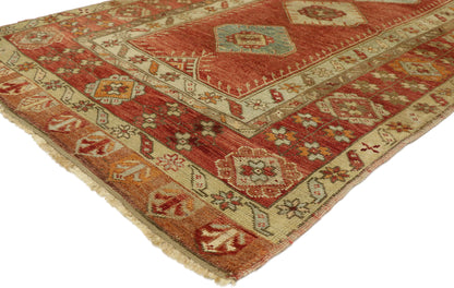4 x 7 Vintage Turkish Oushak Rug 50916