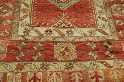 4 x 7 Vintage Turkish Oushak Rug 50916