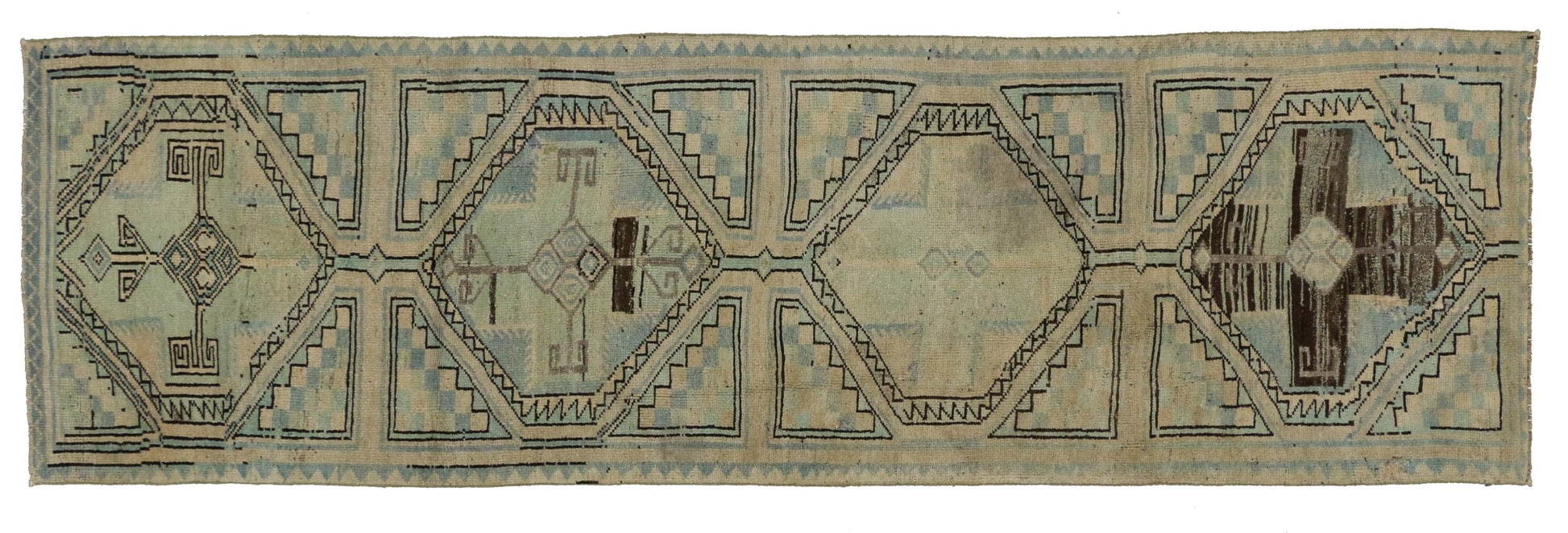 3 x 10 Vintage Oushak Rug 50917