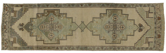 4 x 12 Antique Oushak Rug 50922