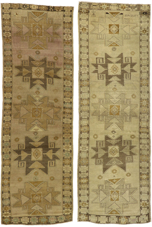 4 x 12 Vintage Turkish Oushak Rug 50927