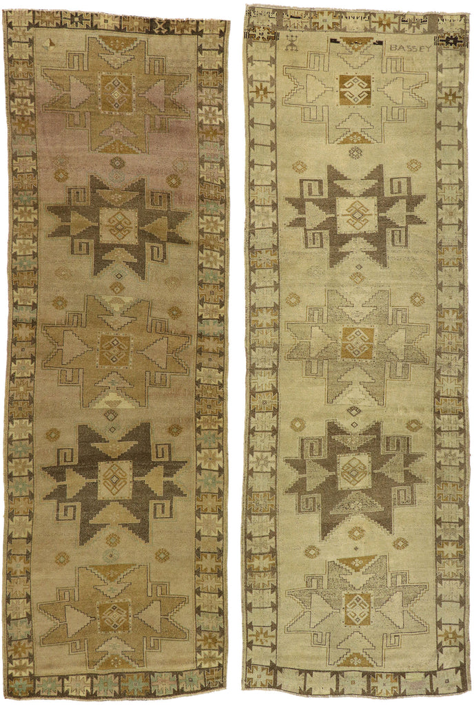 4 x 12 Vintage Turkish Oushak Rug 50928