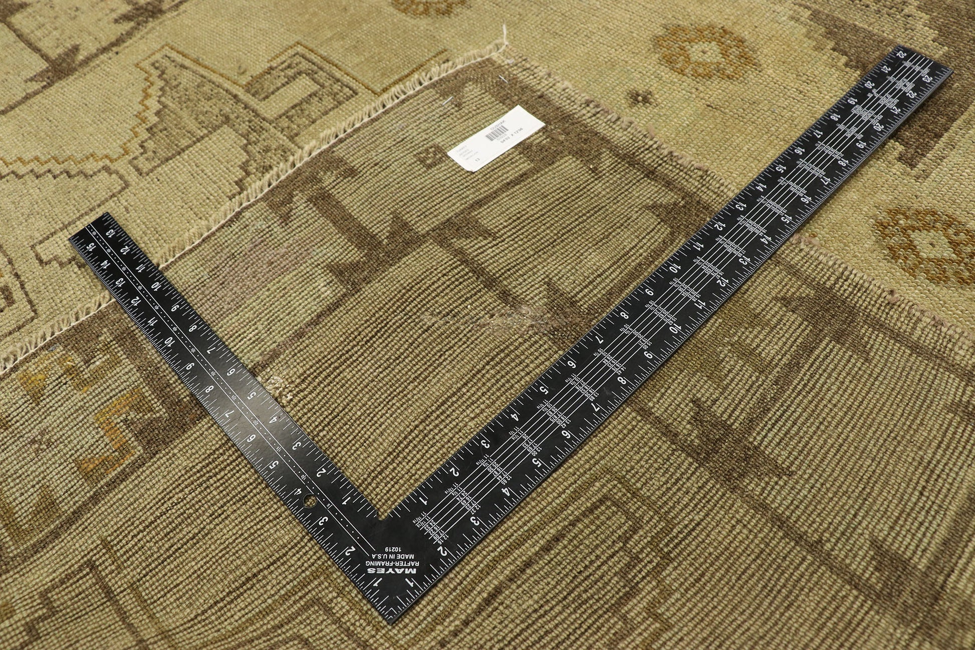 4 x 12 Vintage Turkish Oushak Rug 50928