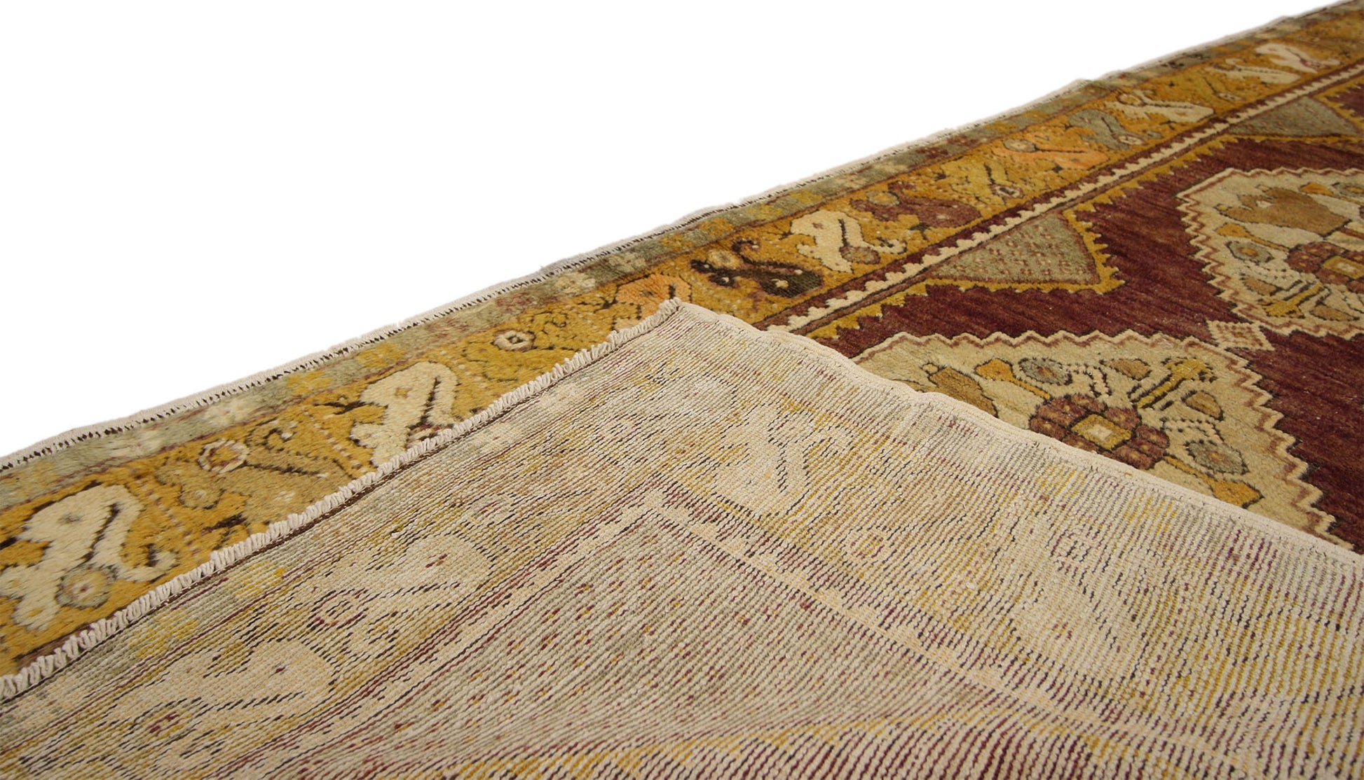 3 x 10 Vintage Turkish Oushak Rug 50929