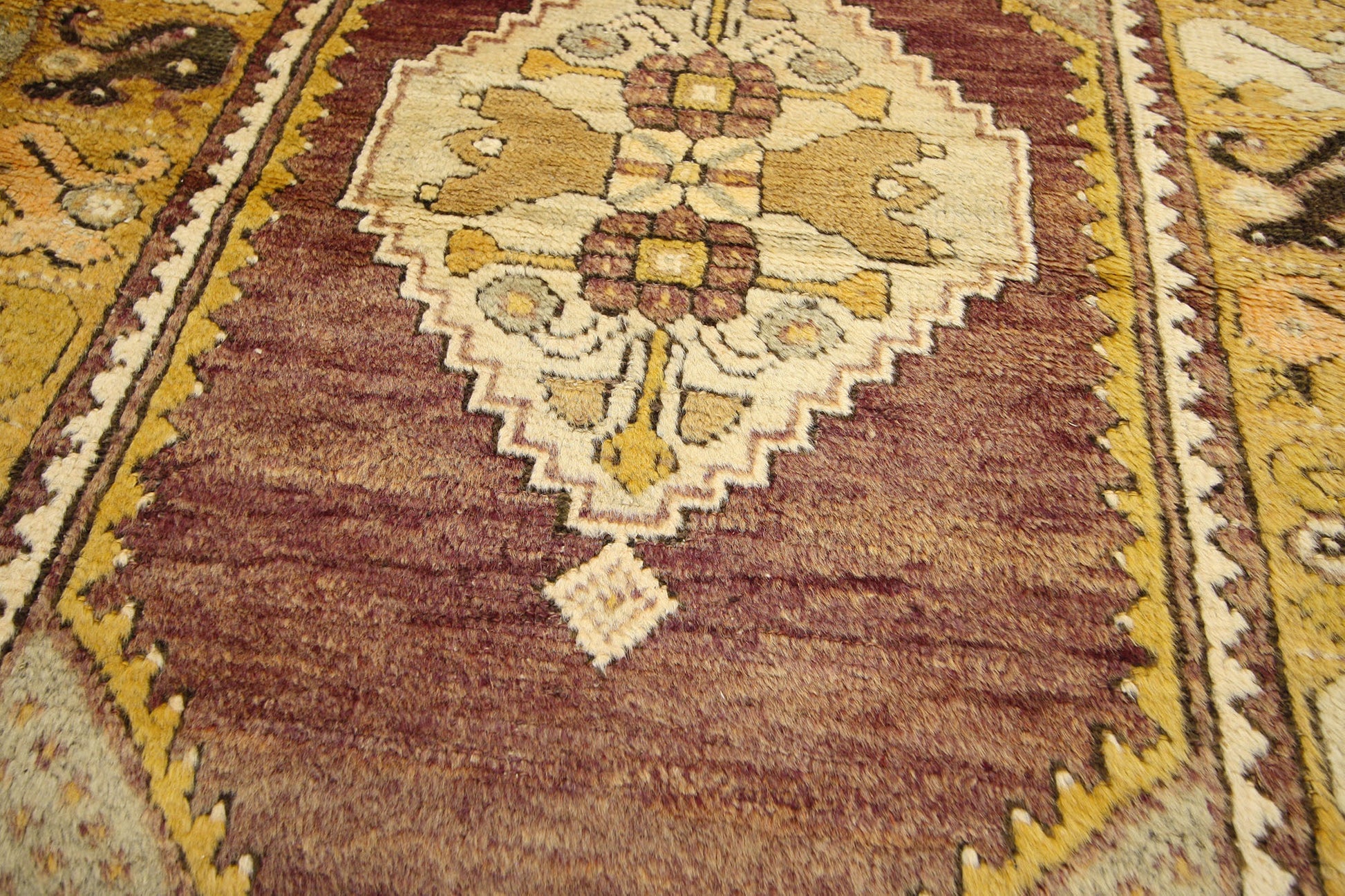 3 x 10 Vintage Turkish Oushak Rug 50929