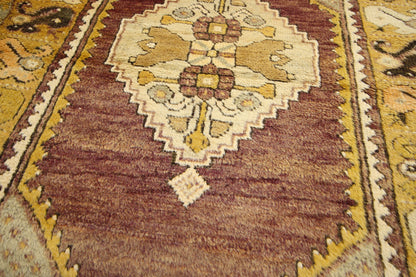 3 x 10 Vintage Turkish Oushak Rug 50929