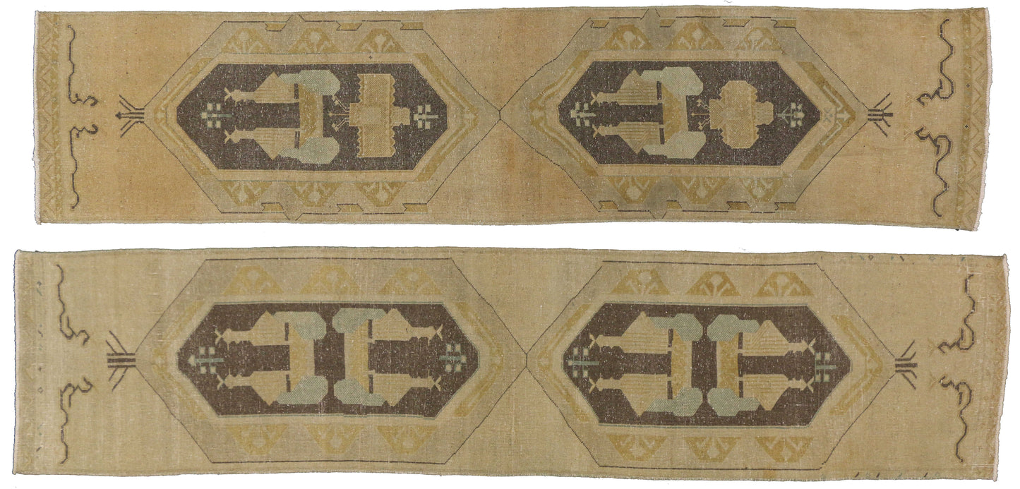 3 x 12 Vintage Oushak Rug 50931