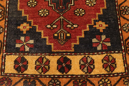 2 x 3 Vintage Turkish Yastik Rug 50935