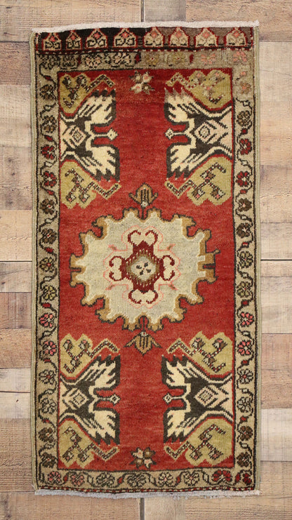 2 x 3 Vintage Oushak Rug 50936