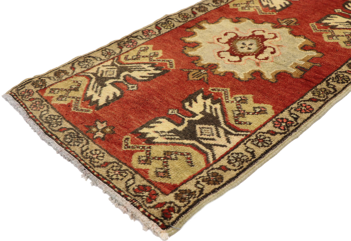 2 x 3 Vintage Oushak Rug 50936