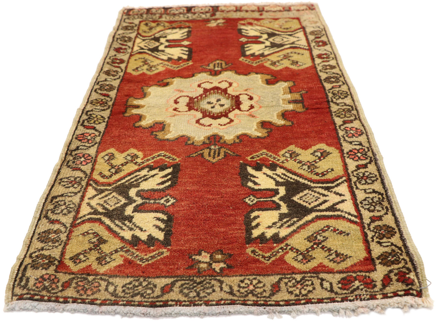 2 x 3 Vintage Oushak Rug 50936