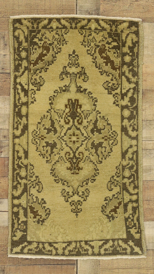 2 x 3 Vintage Turkish Yastik Rug 50938