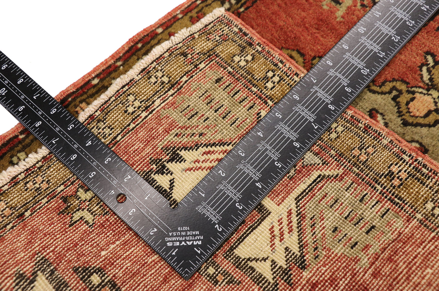 2 x 3 Vintage Turkish Yastik Rug 50939