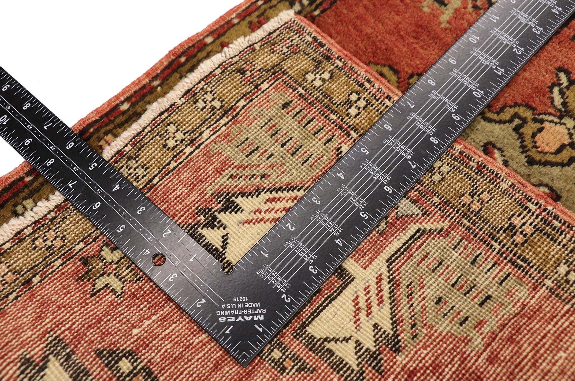 2 x 3 Vintage Turkish Yastik Rug 50939