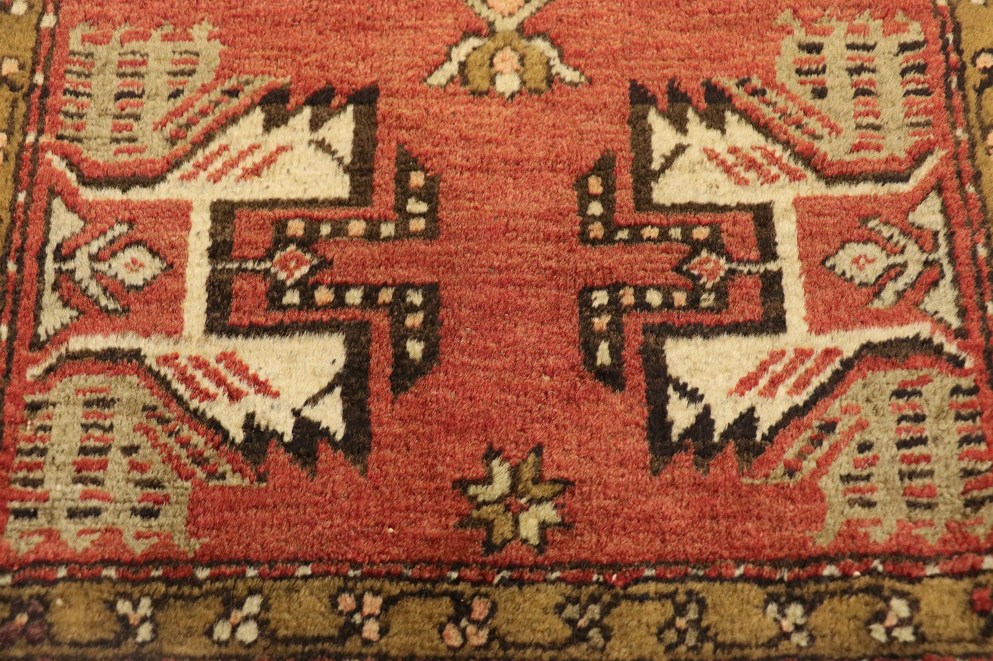 2 x 3 Vintage Turkish Yastik Rug 50939