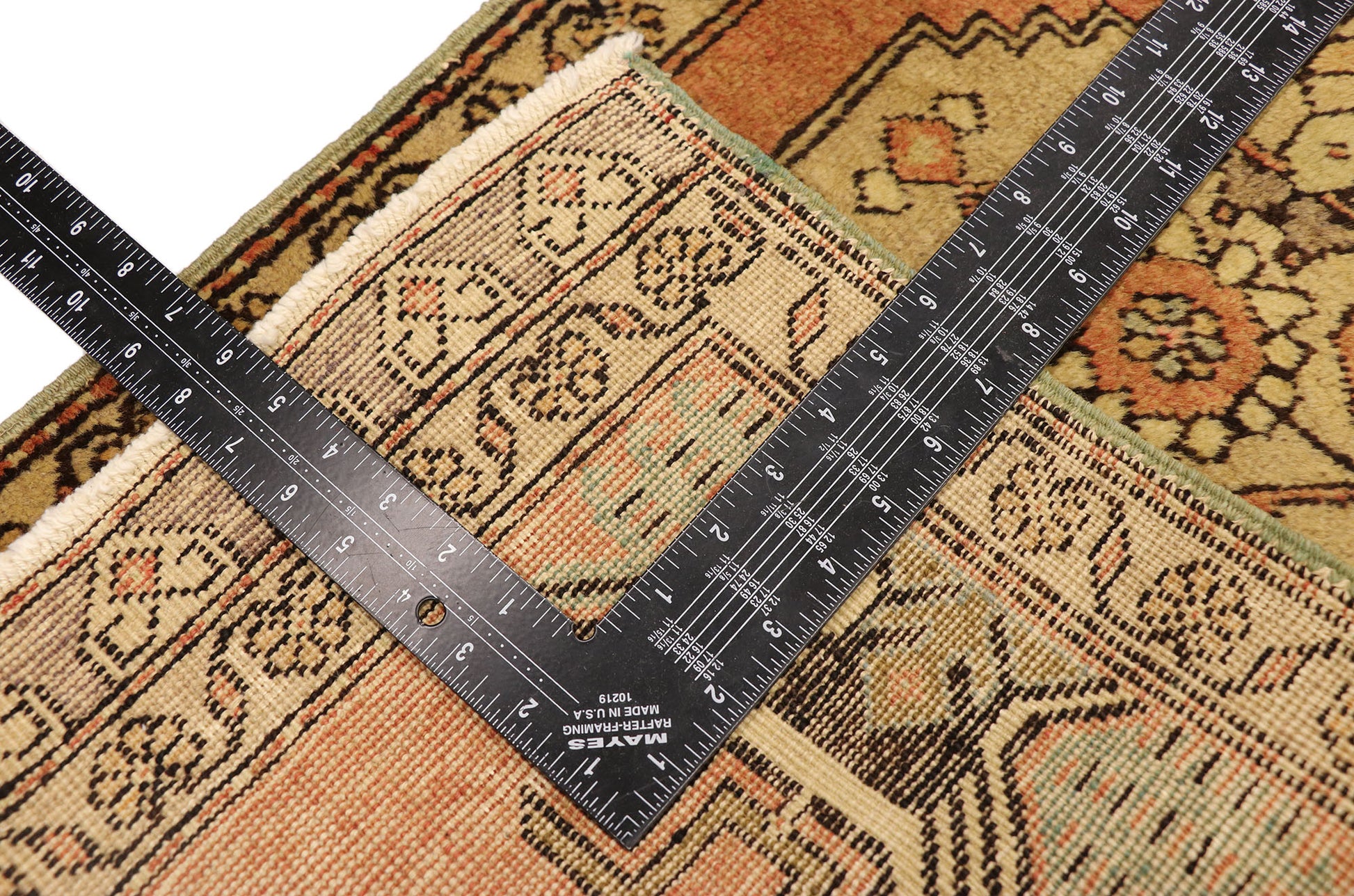 2 x 3 Vintage Turkish Yastik Rug 50940
