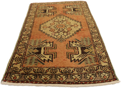 2 x 3 Vintage Turkish Yastik Rug 50940
