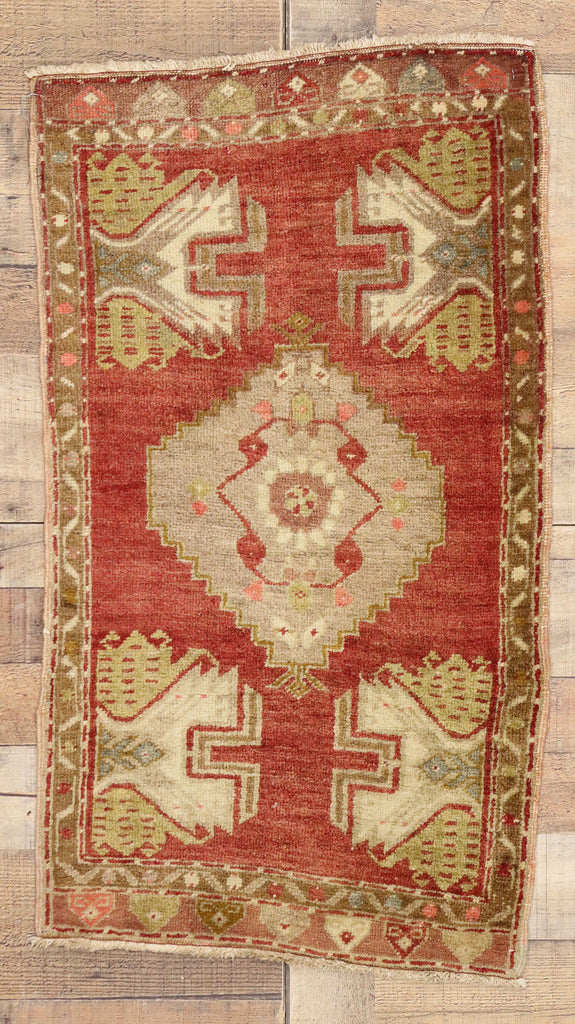 2 x 3 Vintage Turkish Yastik Rug 50941