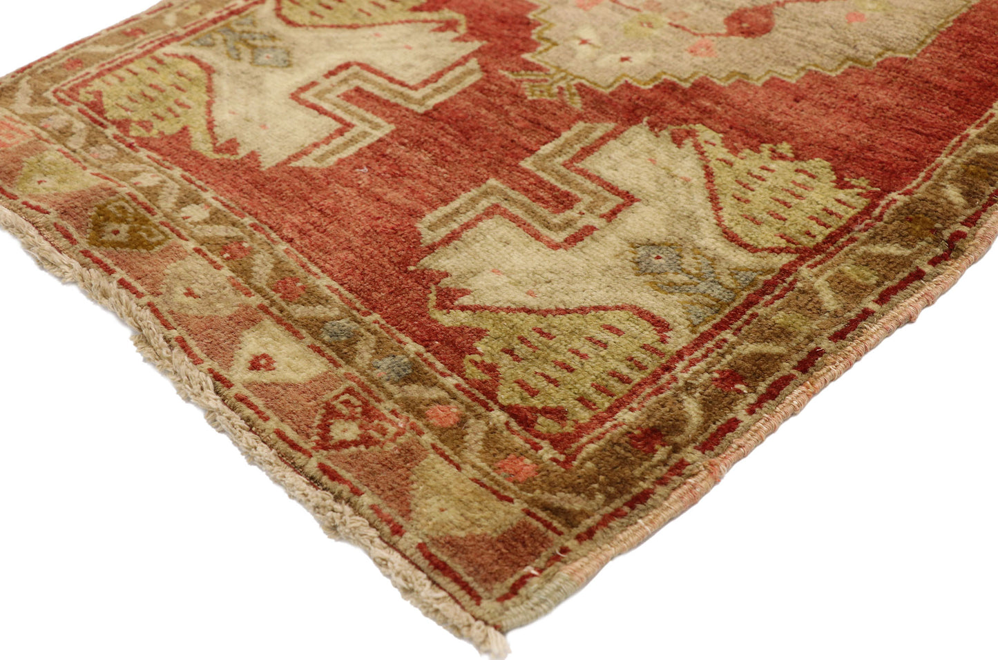 2 x 3 Vintage Turkish Yastik Rug 50941