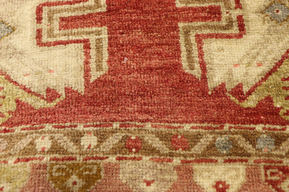 2 x 3 Vintage Turkish Yastik Rug 50941