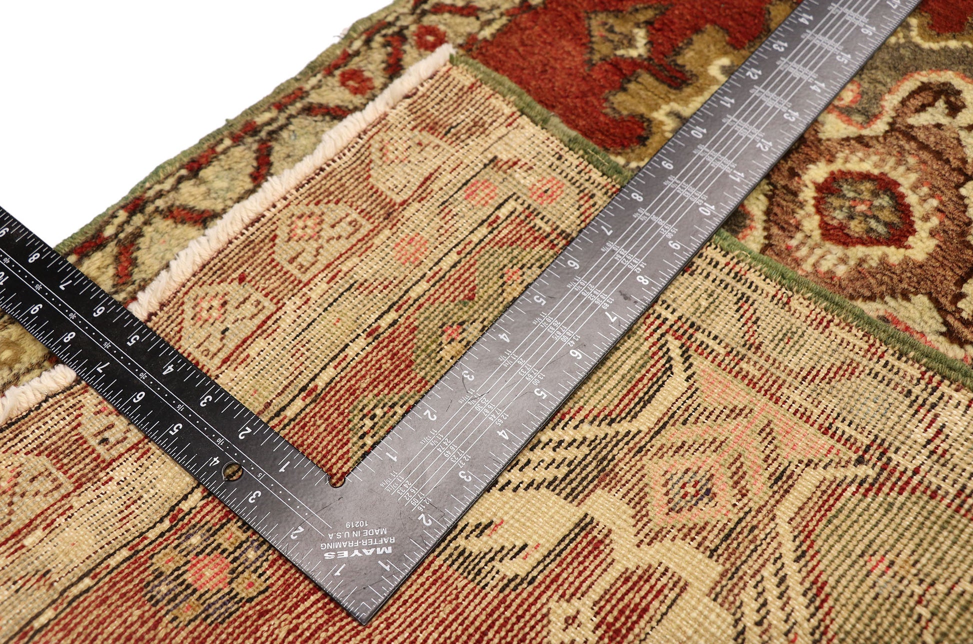 2 x 3 Vintage Turkish Yastik Rug 50943