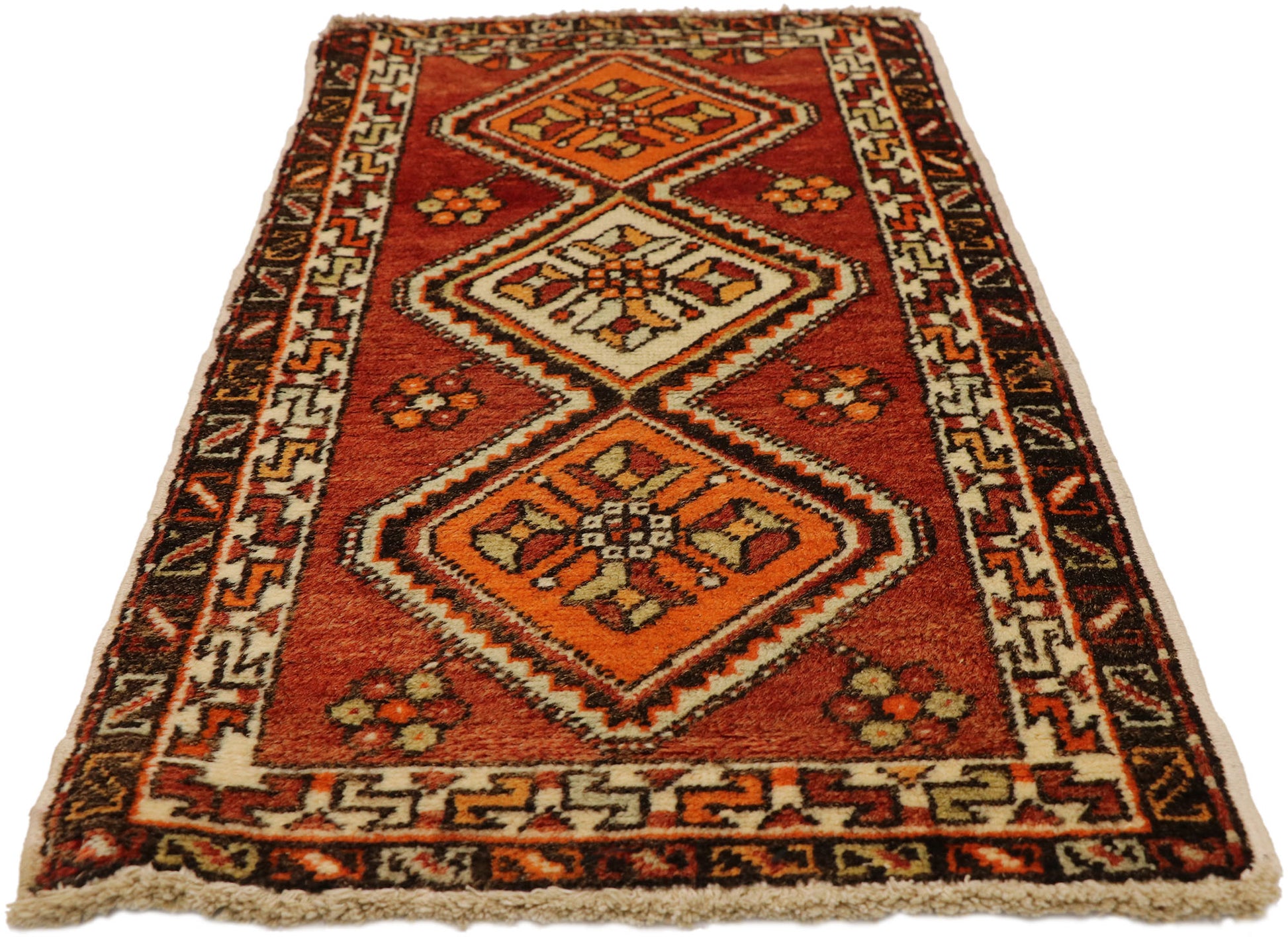 2 x 3 Vintage Turkish Yastik Rug 50951