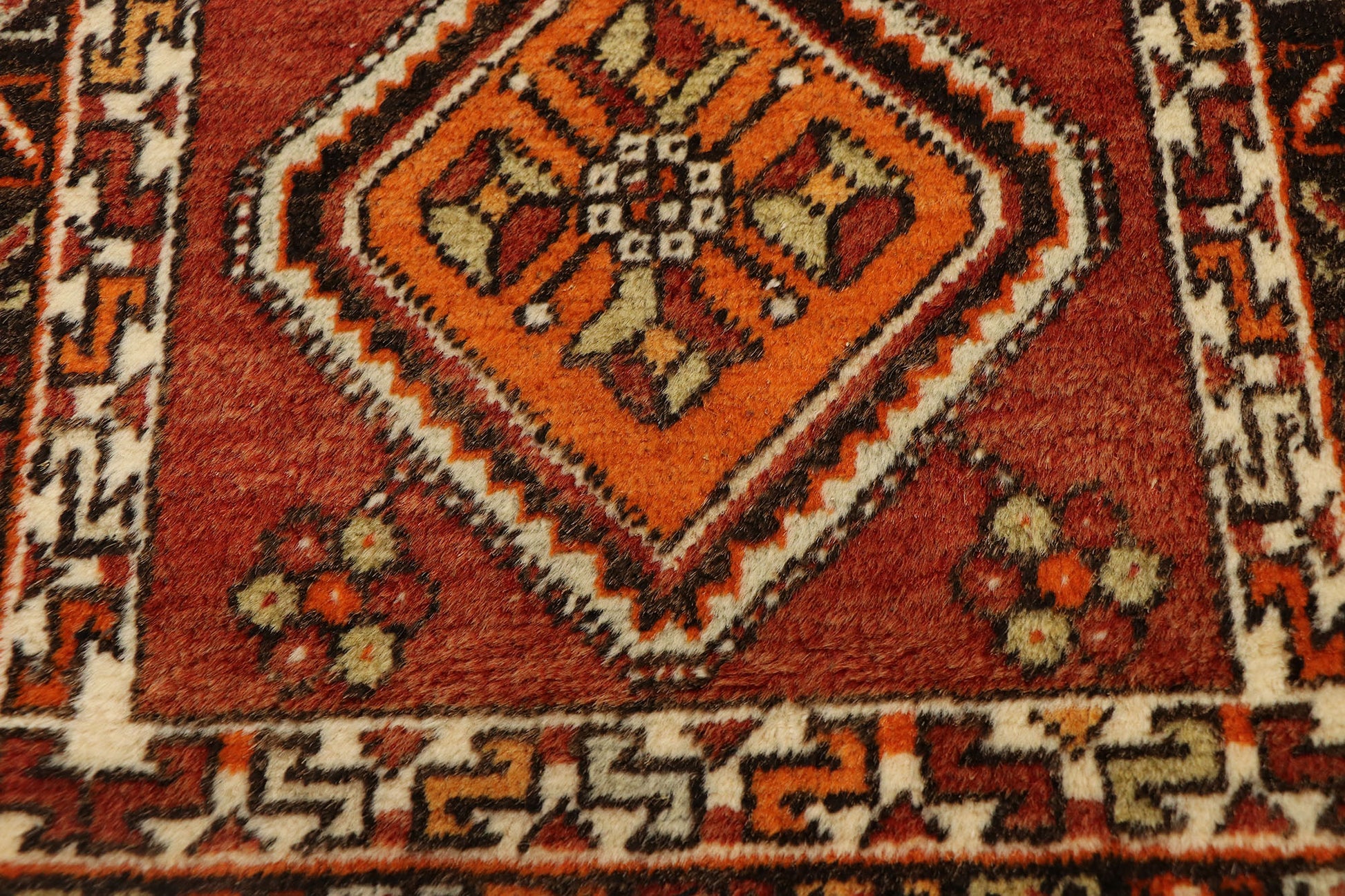 2 x 3 Vintage Turkish Yastik Rug 50951
