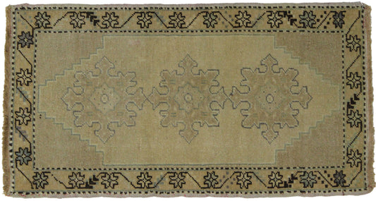 2 x 3 Vintage Oushak Rug 50952